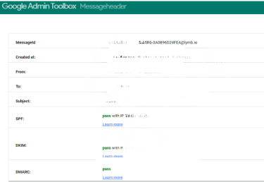 The Google Admin Toolbox messageheader feature.