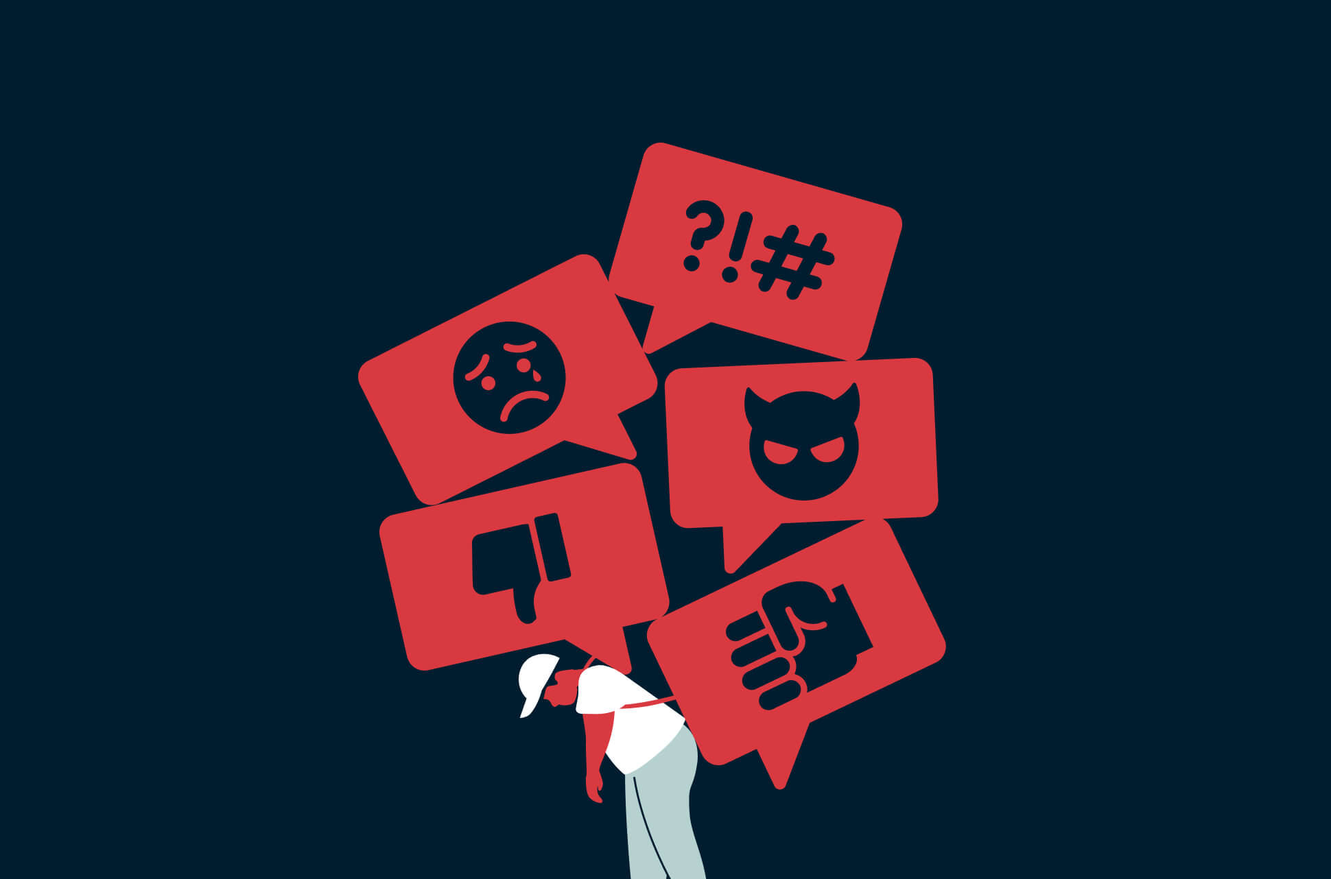 Young child exposed to the dangers of social media