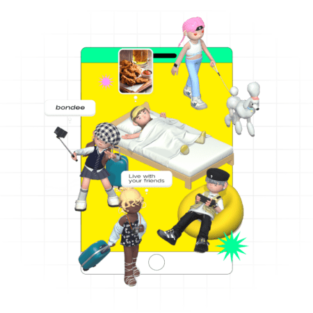 Bondee 앱 화면