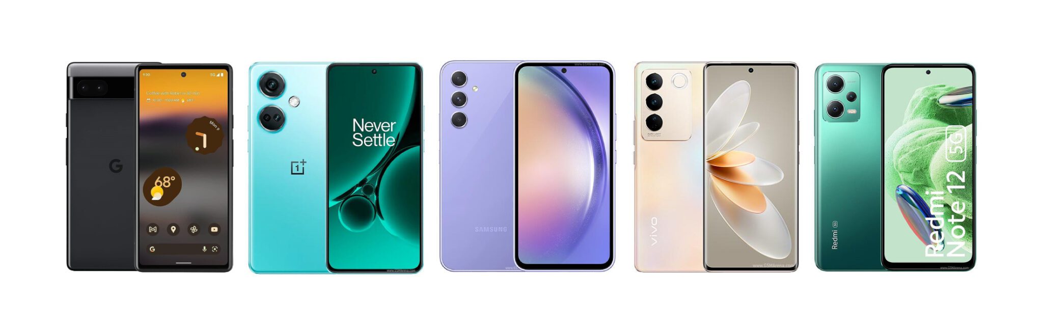 5 great phones under 400 dollars.