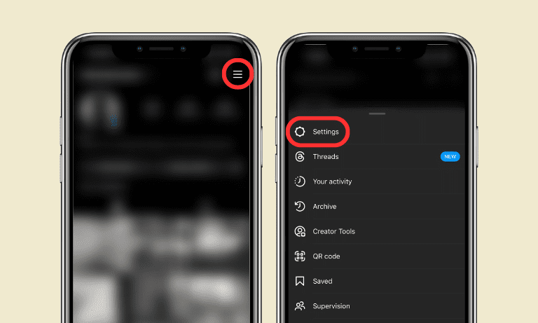 Masquer ses stories Instagram