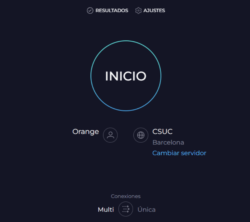 Speedtest.net home page..
