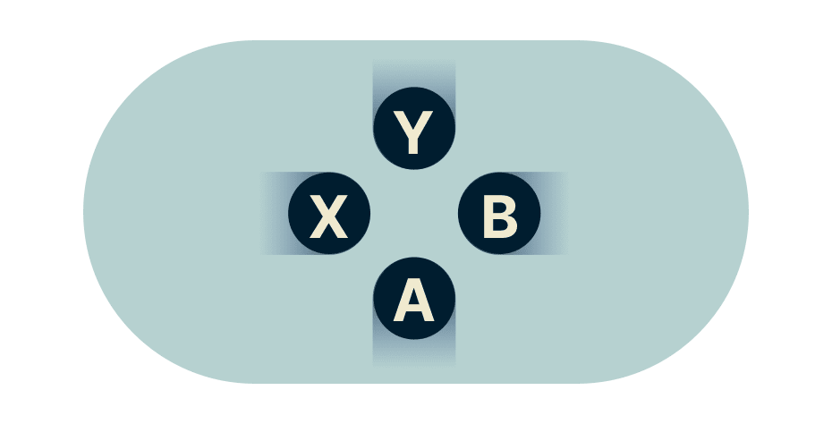 Tasten für Videospiele.