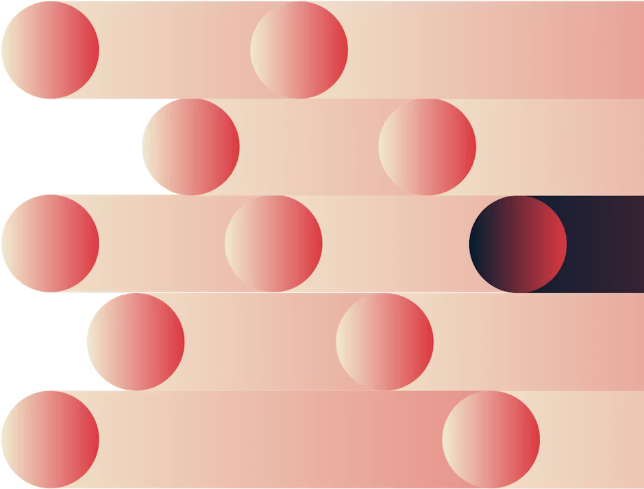 Ein Punkt langsamer als die anderen.