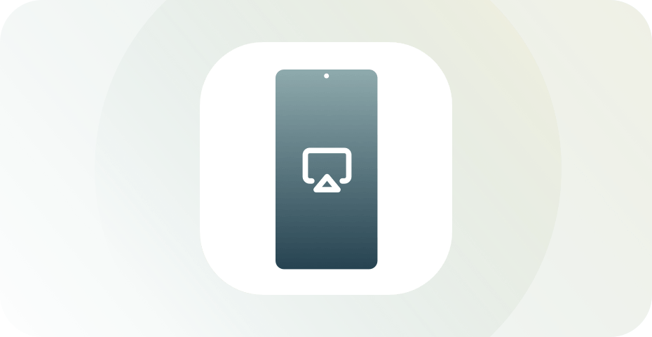 Spiegelen of casten naar een TV met VPN.