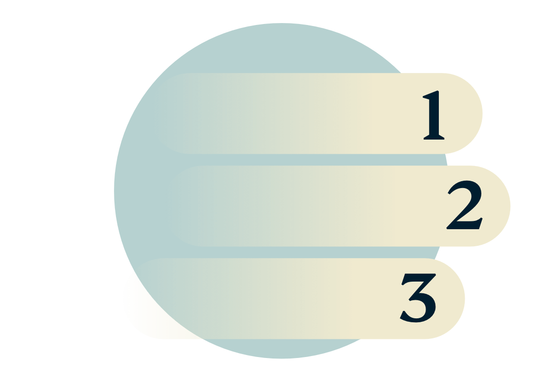 So einfach wie 1-2-3 Einrichtung.