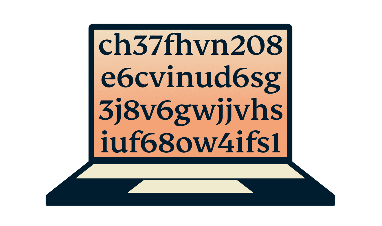 Laptop con encriptación.