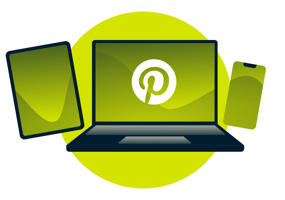 Pinterest en una PC con ExpressVPN.
